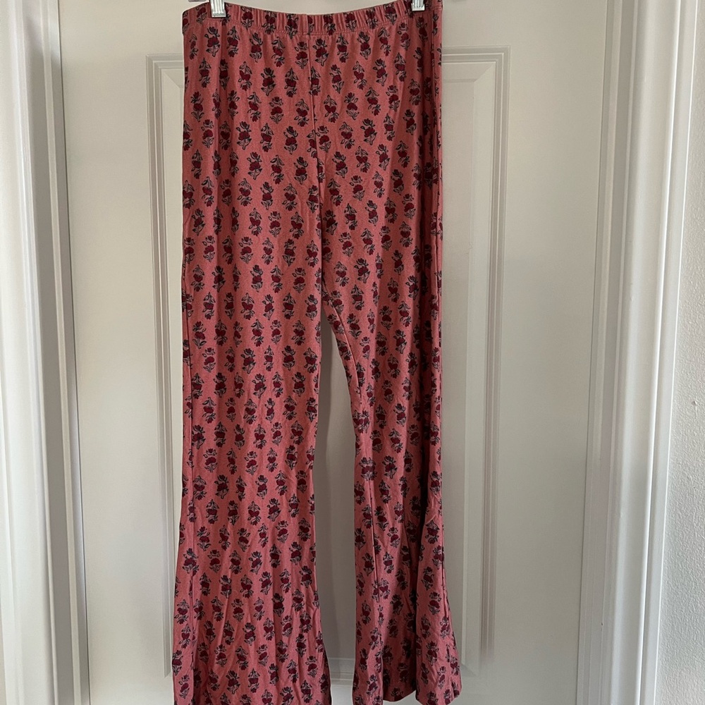 Novella Royale Pink Flare Pants High-Waisted Boot Cut - Janis Bell